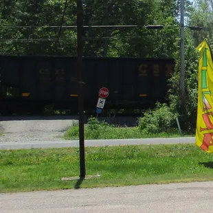 Brother&apos;s Italian Restaurant (Providence Forge): Despite the tracks right across the street, the passing train is not objectionable.