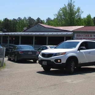Brother&apos;s Italian Restaurant (Providence Forge): Rear entrance. Use whichever is more comfortable for you.
