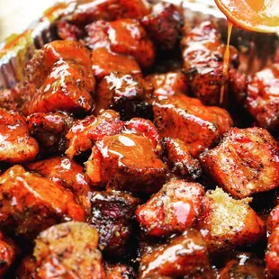 Pork belly burnt ends