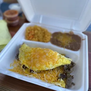 Carne Asada Omelette