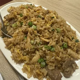 House fried rice with no shrimp
