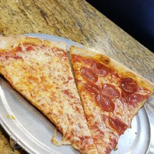 Cheese and pepperoni
