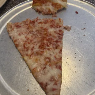 Perfect cheese pizza and wonderful crust