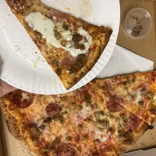 Near Meat Lovers Pizza