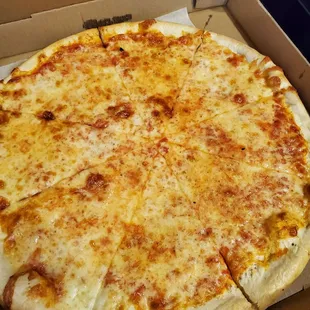 Large extra cheese for the kiddos