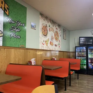 the interior of a restaurant