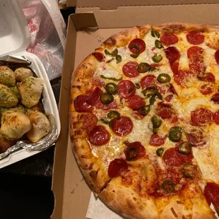pizza, food