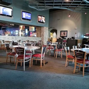 The dinning area