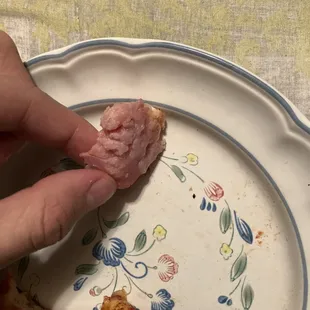 a piece of meat on a plate