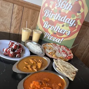 a happy 30th birthday meal