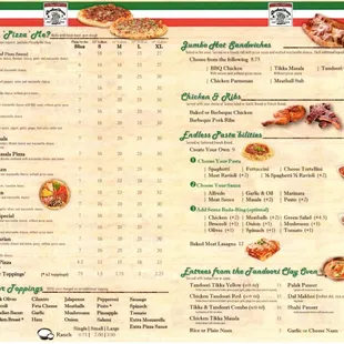 Menu 2 of 2