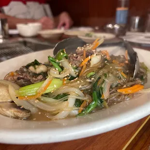 Hot n steamy japchae
