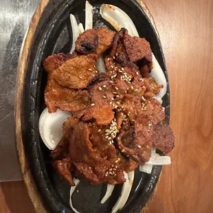 Spicy pork