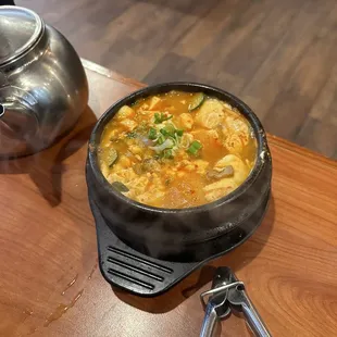 Medium Spicy Tofu Soup
