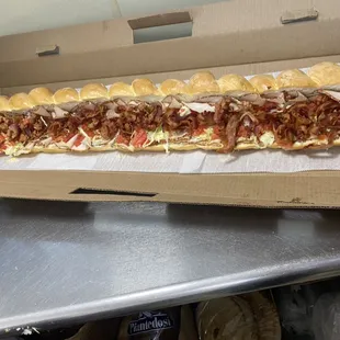 Three foot turkey club sub