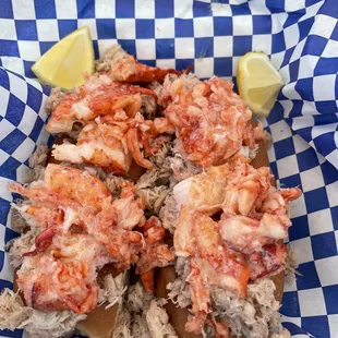 Lobster and crab rolls!