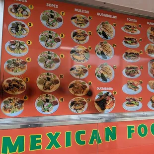 Menu. No prices so ask before you order