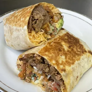 Steak burritos