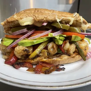 Our popular shrimp  torta.