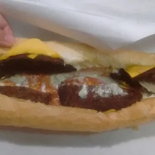 Not a shrimp po boy. Moral of the story: check your order before you leave the store.