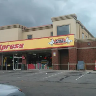 the front of the store