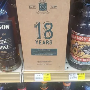 Had to relieve them of this 18yo Jameson, great price too.