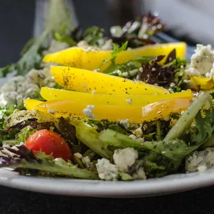 a plate of salad