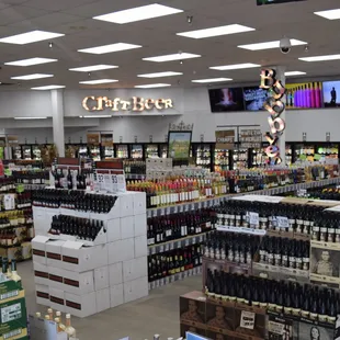 a wide selection of wines