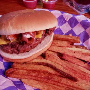 Love the fresh cut fries and the burger!