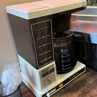 This coffee maker has to be older than I am.