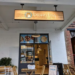 Outside. Storefront. Entrance. Located at Westside Provisions District next to Jeni&apos;s Splendid Ice Creams.