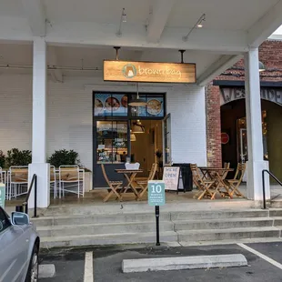 Outside. Storefront. Entrance. Located at Westside Provisions District next to Jeni&apos;s Splendid Ice Creams.