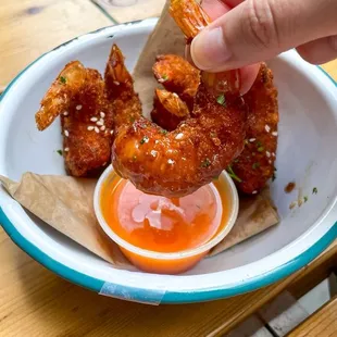 Buffalo Shrimp | Instagram @restaurant_aholic