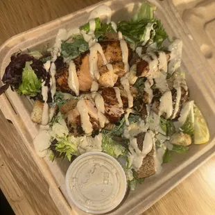 Salmon Caesar Salad