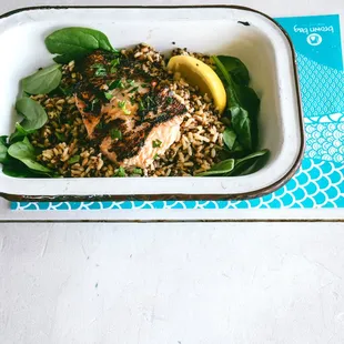 Grilled Salmon Powerbox