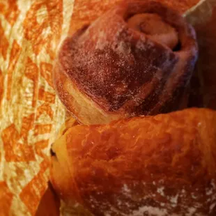 Bag of various baked goods