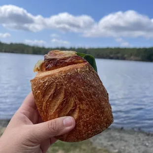 Ham cheese croissant