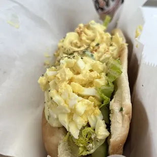 Egg Salad Dog