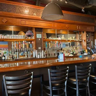 a man sitting at a bar