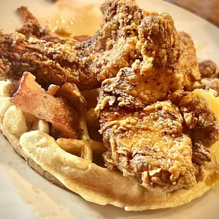Chicken and waffles