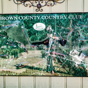 Disc Golf Course Map (24 Holes)