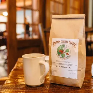 Serving Brown County Coffee!
