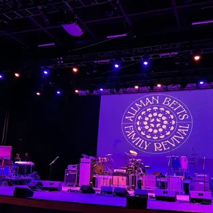 Stage left center. Row G