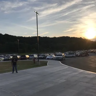 Sunset on a full house