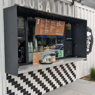 Streetside storefront