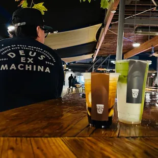 Strawberry Matcha Milk Tea