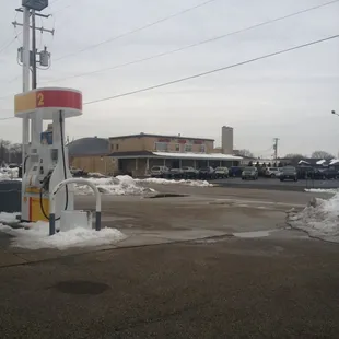 outside
