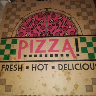 Pizza ordered thru Grub Hub