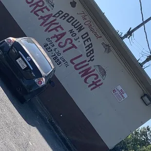 a car parked in front