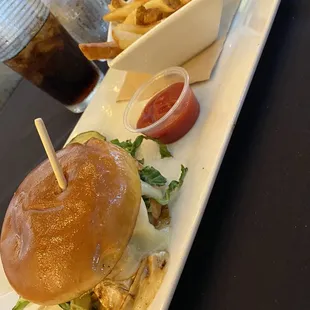 Brown Dog burger
